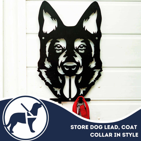 German Shepherd Dog Lead Hook Holder Hanger Dog Owner Gift